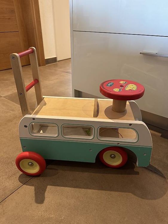 VILAC Chariot de Marche Citroën 2CV en Bois avec Anti-Basculement