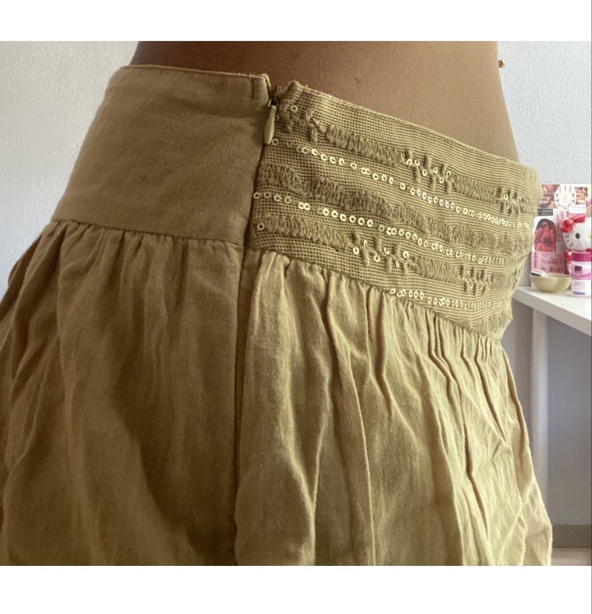 Gonne: Minirock beige mit Pailletten – Nuovo (secondo la descrizione) da Windisch venduto da lau_7t69 2