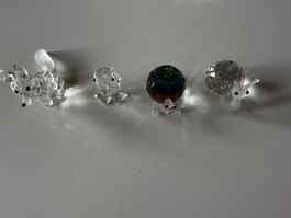 Mini Figurines Swarovski, set de 4 ✨💎
