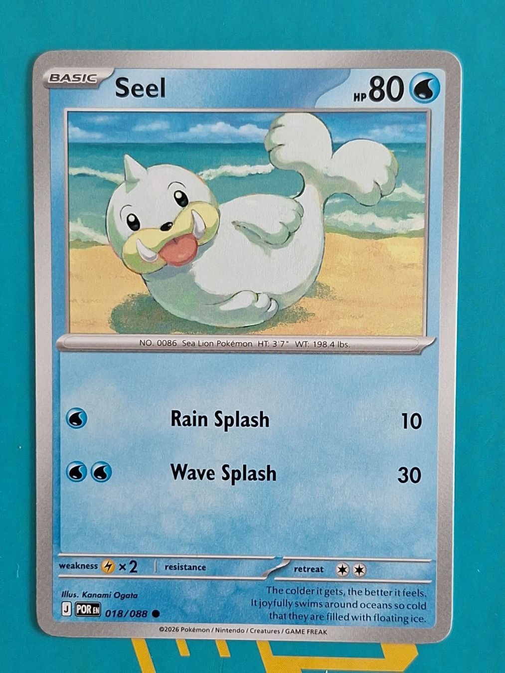 Pokémon Carte collezionabili: Seel - Pokemon Perfect Order – Usato da Altstätten SG venduto da GGsGameshop