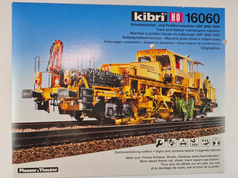 Kibri 16060 Ballast Profileer Machine 1:87   Pijp Lines Modelbouw & Hobby