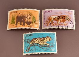 Guinea 1962 Tiere briefmarken