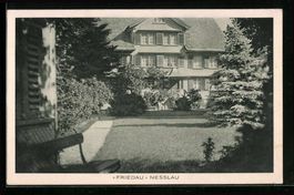 Nesslau, Haus Friedau bei Sonnenschein