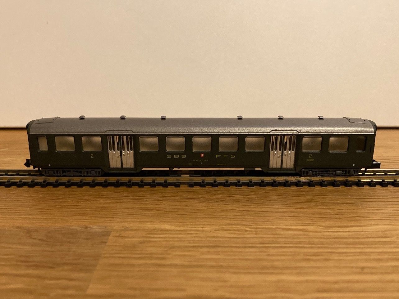 Arnold Modellini di ferrovie: Arnold 3716 SBB Personenwagen 2. Klasse – Nuovo (secondo la descrizione) da Schlierbach venduto da Look8