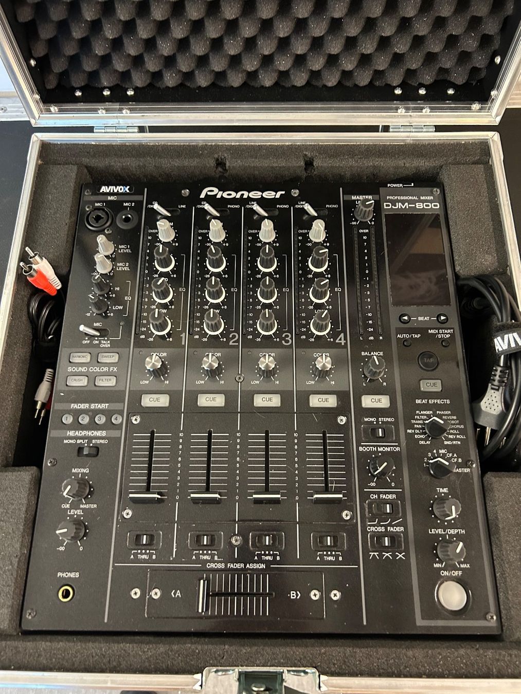 Pioneer DJM-800 Profi DJ Mixer Mischpult mit Case (Gebraucht) in ...