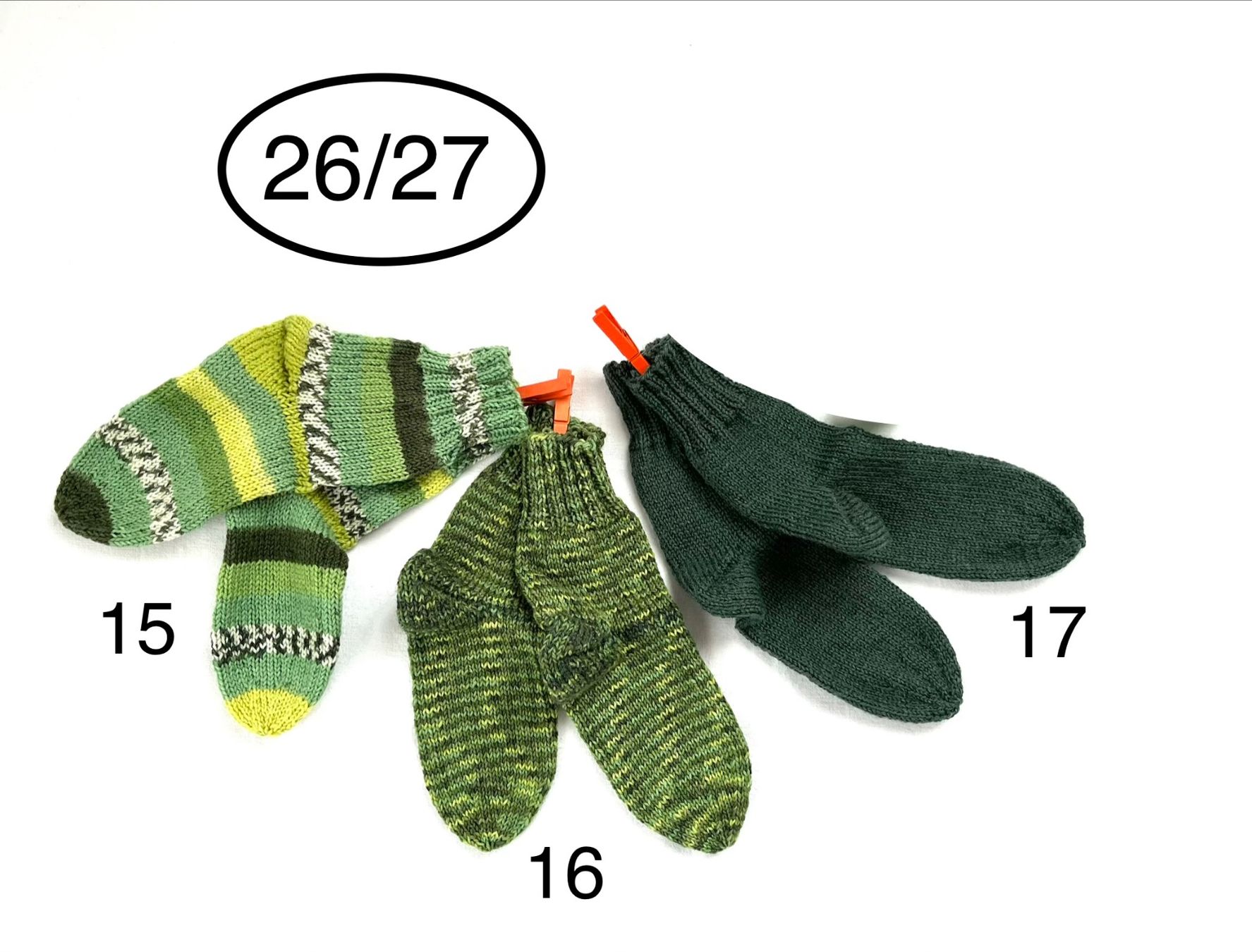 Calze per bambini: handgestrickte Socken, 26/27 – Nuovo e nell'imballaggio originale da Engelburg venduto da rautibus