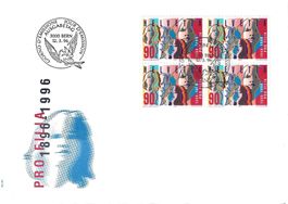 1996  FDC 4er  Pro Filia