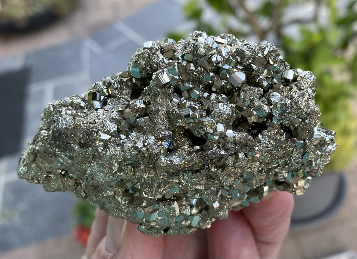 Mineralien & Heilsteine: Schöner Pyrit  – Gebraucht aus Selzach von 321compac 5