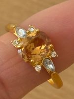 Luxus Elegante Gr.19/9 Ring Farbe: Gold /