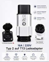 Ladeadapter Typ 2 auf T13-Steckdose  16A | 230V | ECOPLUG