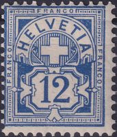 Ziffermuster Nr.84 ** postfrisch, schönes Stück, preiwert !