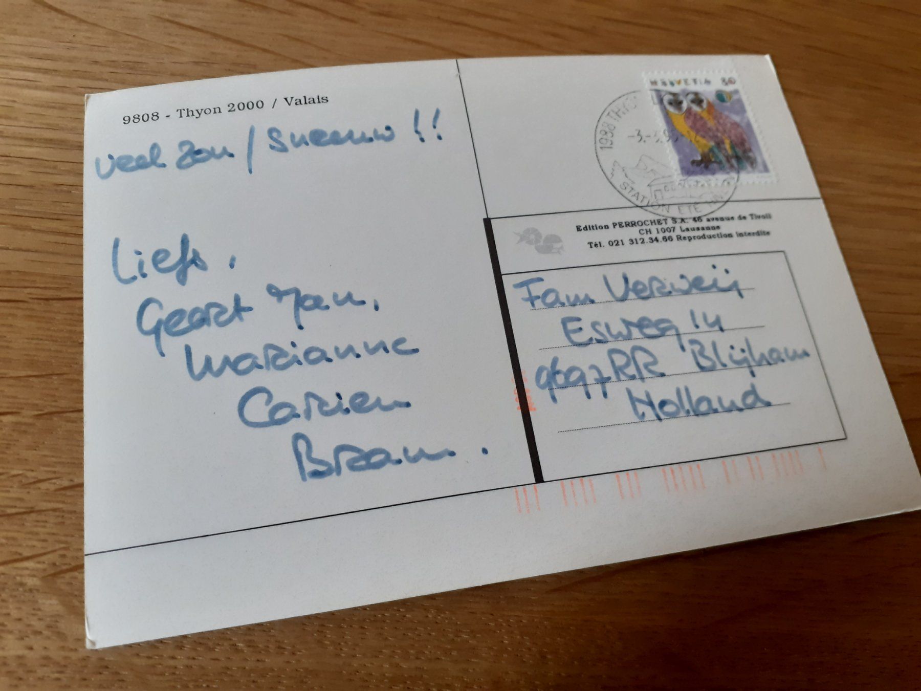 Cartoline postali: THYON - 2000 - 1995 – Usato da Winterthur venduto da Ornyx7 1