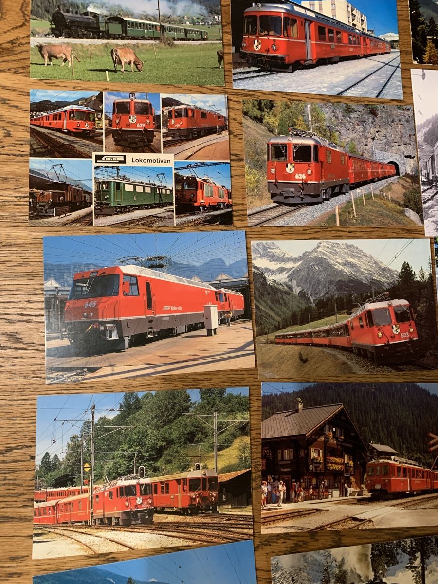 Bemo Trains électriques: Post-Ansichtskarten RhB, Set 1, Bemo – D'occasion à Winden par EmilNeu 5