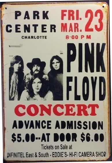 Schilder: Rusty Blechschild-PINK FLOYD-PARK CENTER - 30 x 40 cm – Neu und originalverpackt aus Rupperswil von big-one-sale