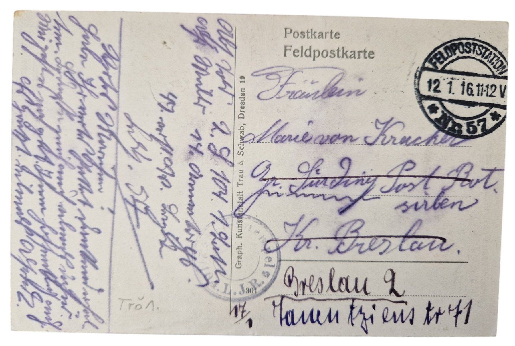 Cartoline postali: Ansichtskarte 1. Weltkrieg Propaganda – Usato da Mörschwil venduto da aik_x8mc 1