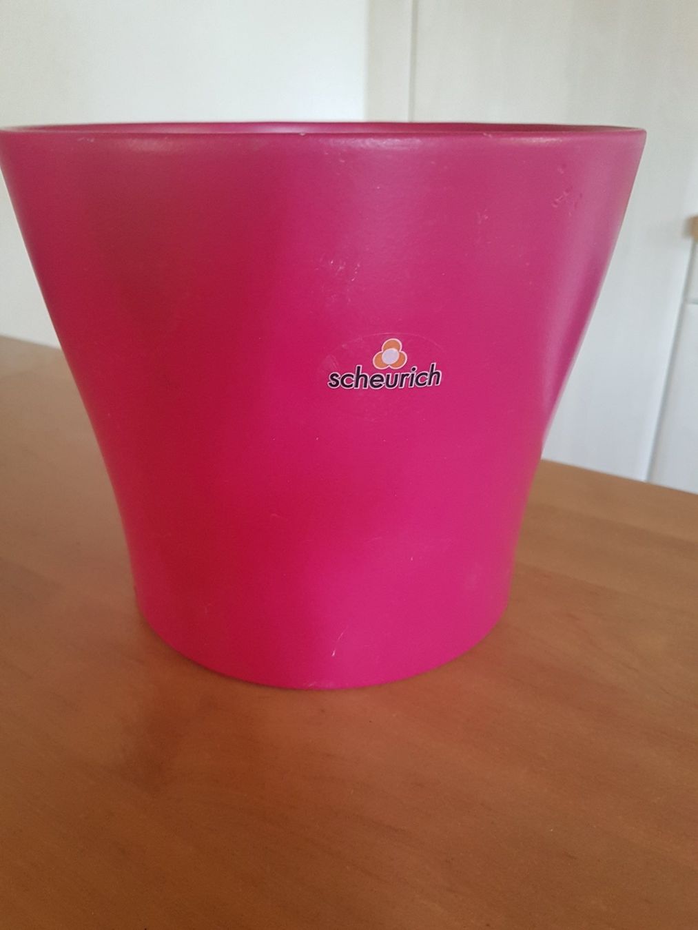 Vasi per fiori: Cache-pot rose diamètre 18 cm marque Scheurich Germany – Usato da Villiers venduto da san_jn5w