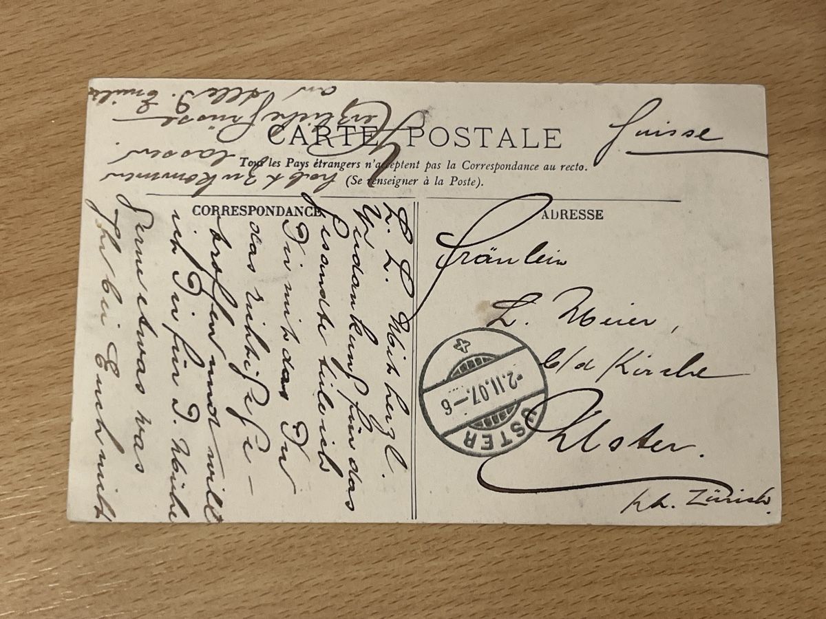 Cartoline postali: Alte Ansichtskarte , Saint-Honorat, selten! – Usato da Hinwil venduto da Chuan2 1