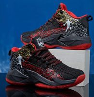 Top Basketballschuhe Grösse 35/45Schwarz-Rot für Sport & Fre