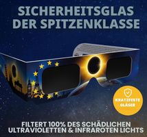Sonnenfinsternis Brillen 4x