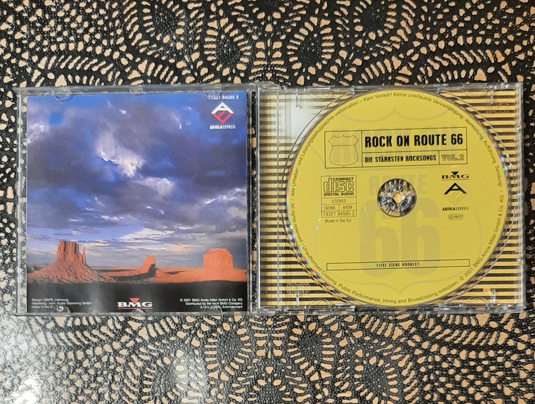 CD: Rock On Route 66 Vol.2, Rock Compilation Sampler 2001 – Usato da Schönenberg TG venduto da breiti12 2