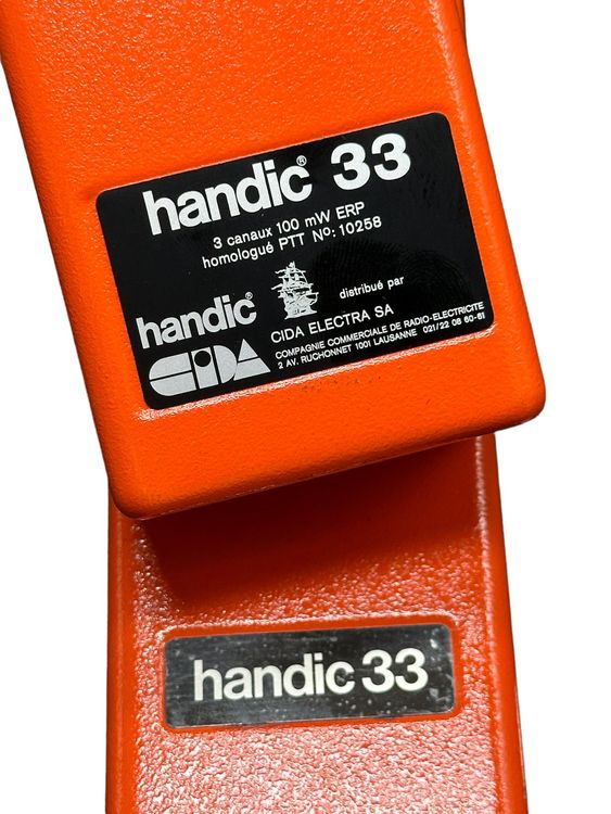 Paire de talkie walkie HANDIC 33 des années 1970/75