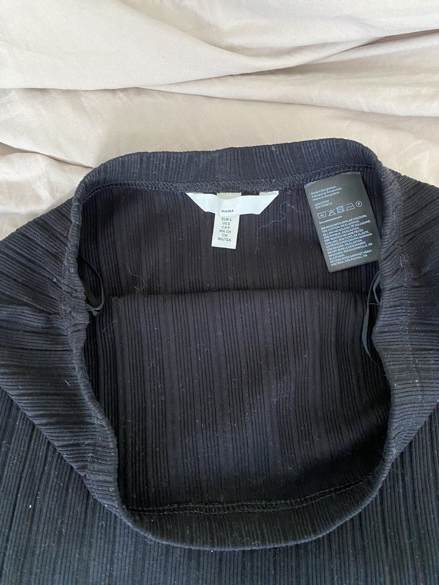 H&M Röcke: H&M Black Ribbed Midi Skirt - Size S – Gebraucht aus Zürich von ana_m6d2 1