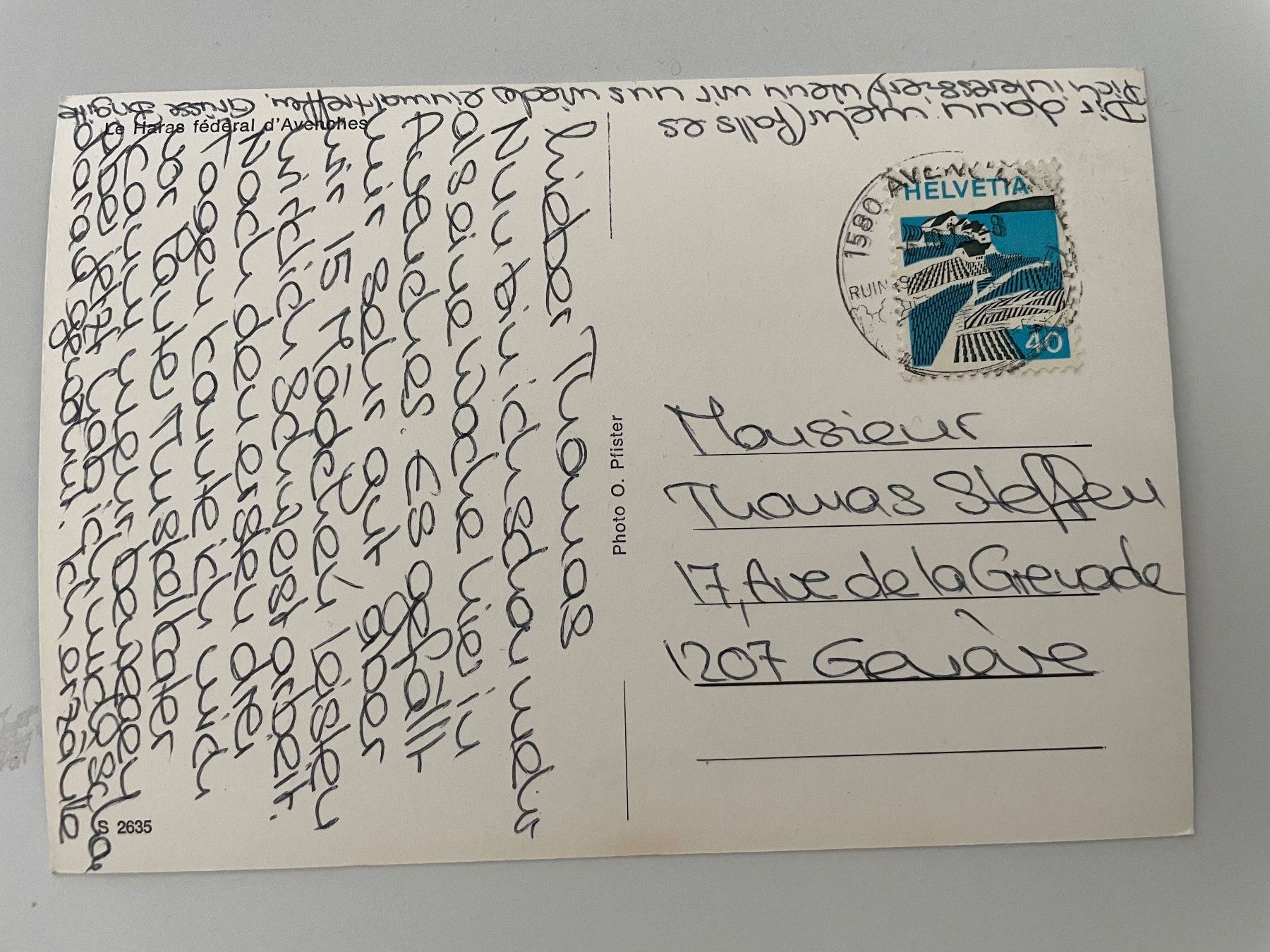 Ansichtskarten: Alte Ansichtskarte von Avenches Schweiz, ca 1970 – Gebraucht aus Stäfa von riccardinho 1