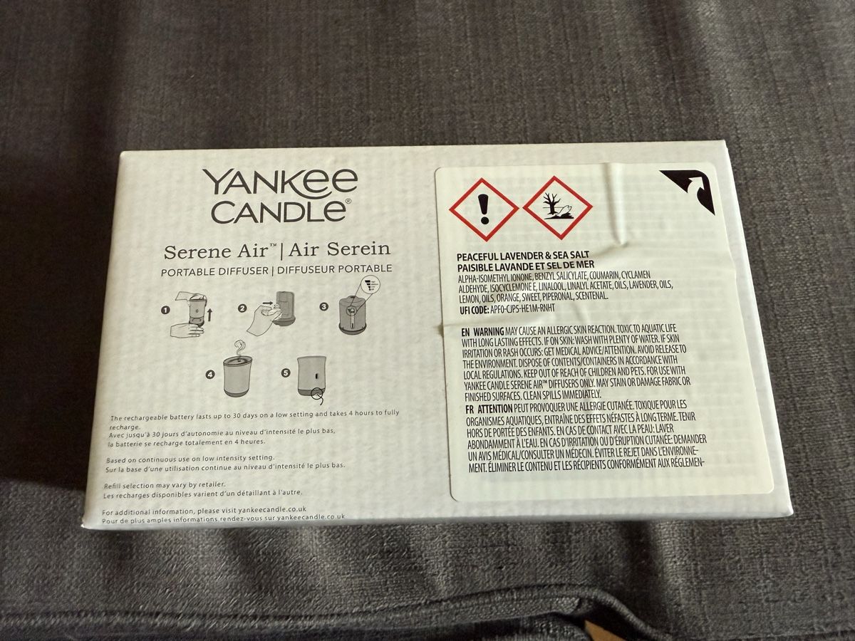 Spray per ambienti: Diffusore Yankee Candle Serene Air, nuovo – Nuovo e nell'imballaggio originale da Chiasso venduto da pri_yp8y 4