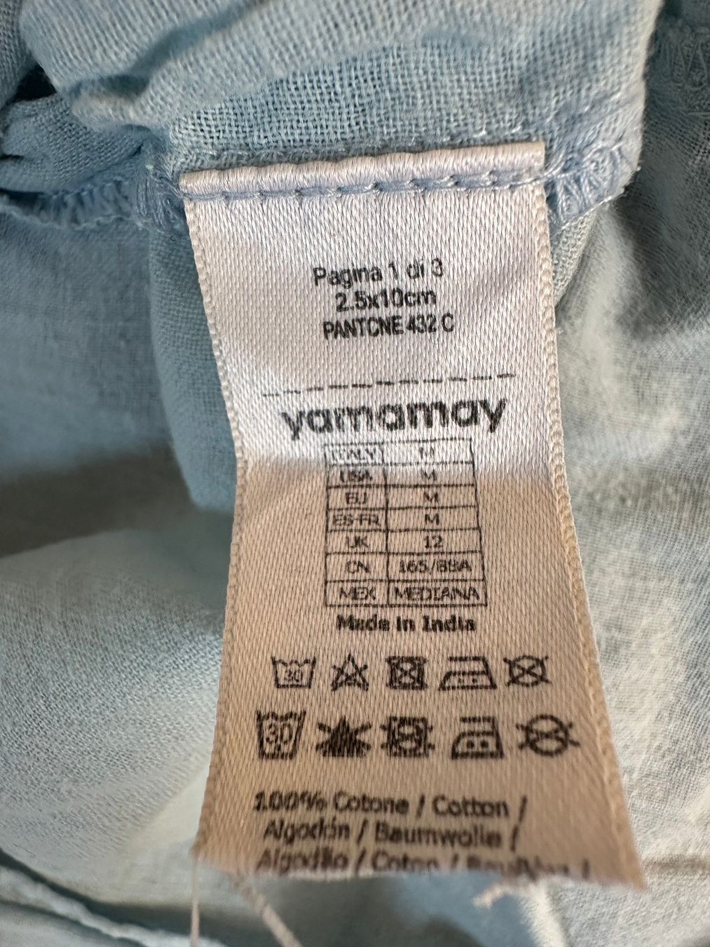 Tuniche: Strandkleid Tunika von Yamamay, Gr. M, hellblau – Usato da Winterthur venduto da nelead 2