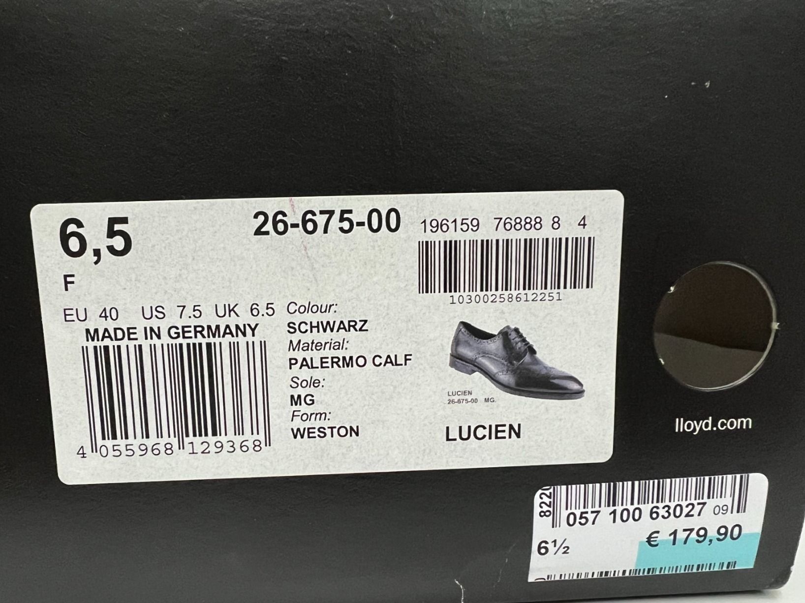 Lloyd Scarpe da uomo: Herrenschuhe NEU, Grösse 40 – Nuovo e nell'imballaggio originale da Küsnacht ZH venduto da Line_1967 7