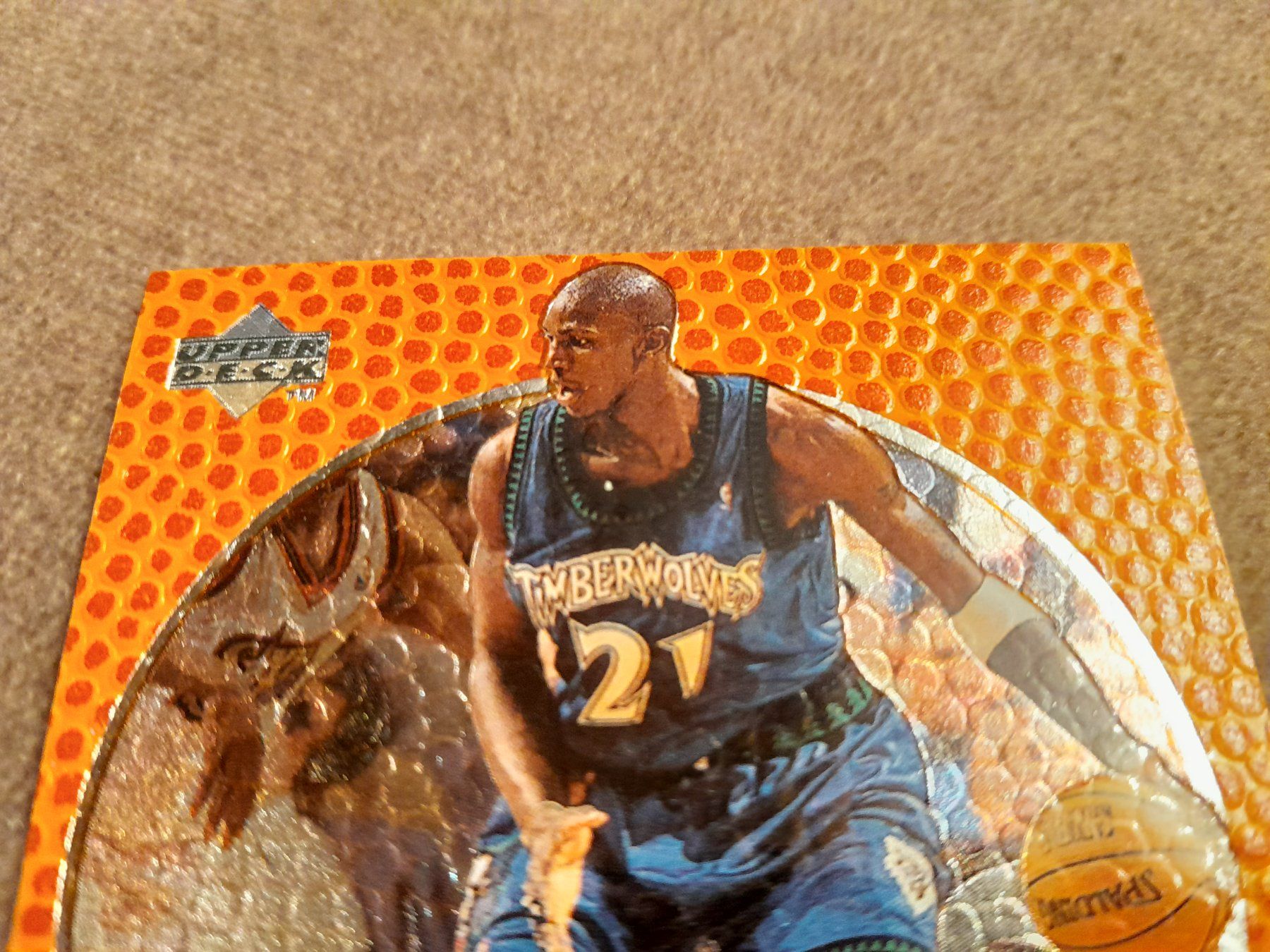 Sammelbilder & Trading cards: Upper Deck Ovation, 1998-99, Nr. 38, Kevin Garnett – Gebraucht aus Neuheim von discovery27 1