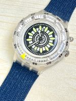 Swatch Swiss Made Uhr / Diver-Style / Sommer-Look