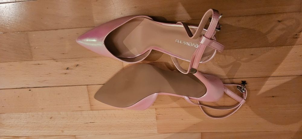 Talons Nude En Perspex – Taille 5, Jamais Portés, Talon Moyen 5-7.5 Cm, Style Moderne