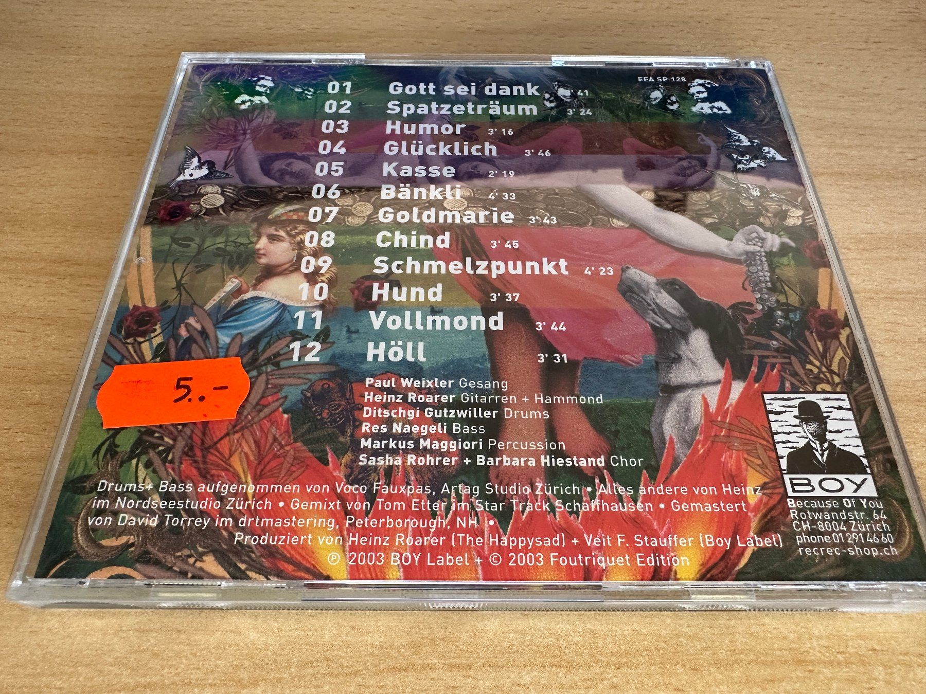 CD: Paul Weixler – Freiwild – Usato da Rikon im Tösstal venduto da Alpenmutz 1