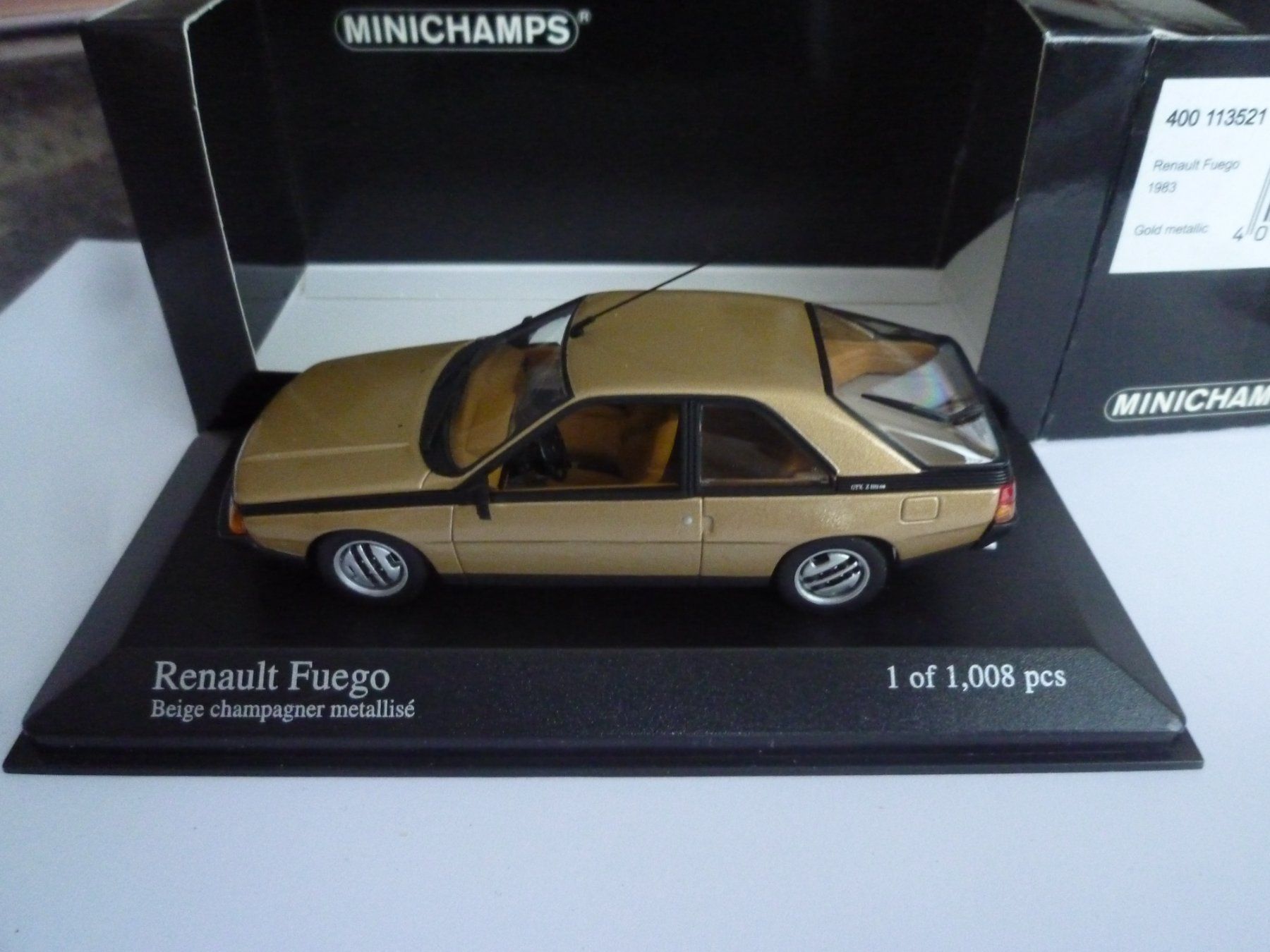 Renault Modellini d'auto: Renault Fuego (1983) – Nuovo e nell'imballaggio originale da Flawil venduto da Imperiosud 1