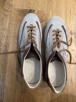 Hogan Herren Schuhe Grösse 9 Grau Leder/Textil