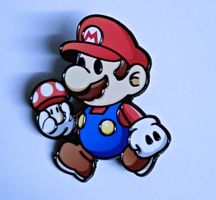 Pin Super Mario mit Pilz