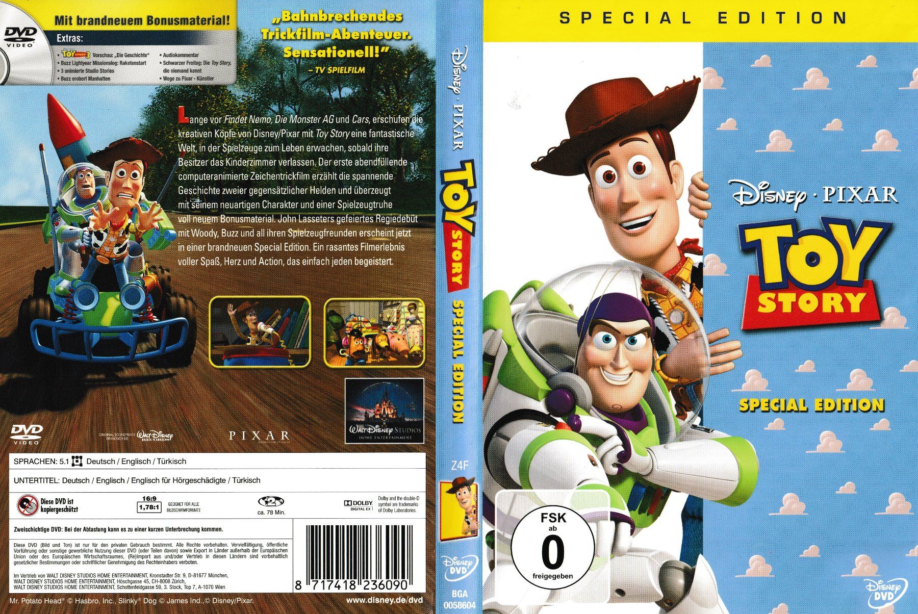 Tutti i DVDs: DVD - Toy Story – Usato da Langnau am Albis venduto da MediaRescuerKeLoX