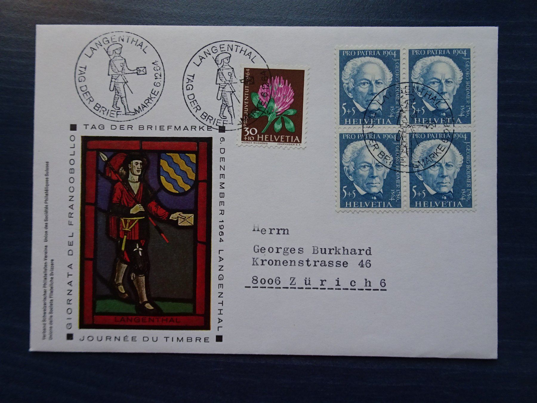 Tous les timbres: Tag der Briefmarke 1964 – D'occasion à Aadorf par Chnorli-Furz