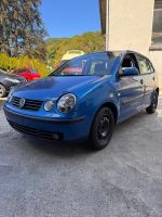 VW Polo Blau 5-türig guter Zustand mit Motorschaden