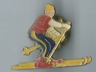 Placchette & Badge: Skifahrer Pin – Usato da Zürich venduto da t24_de