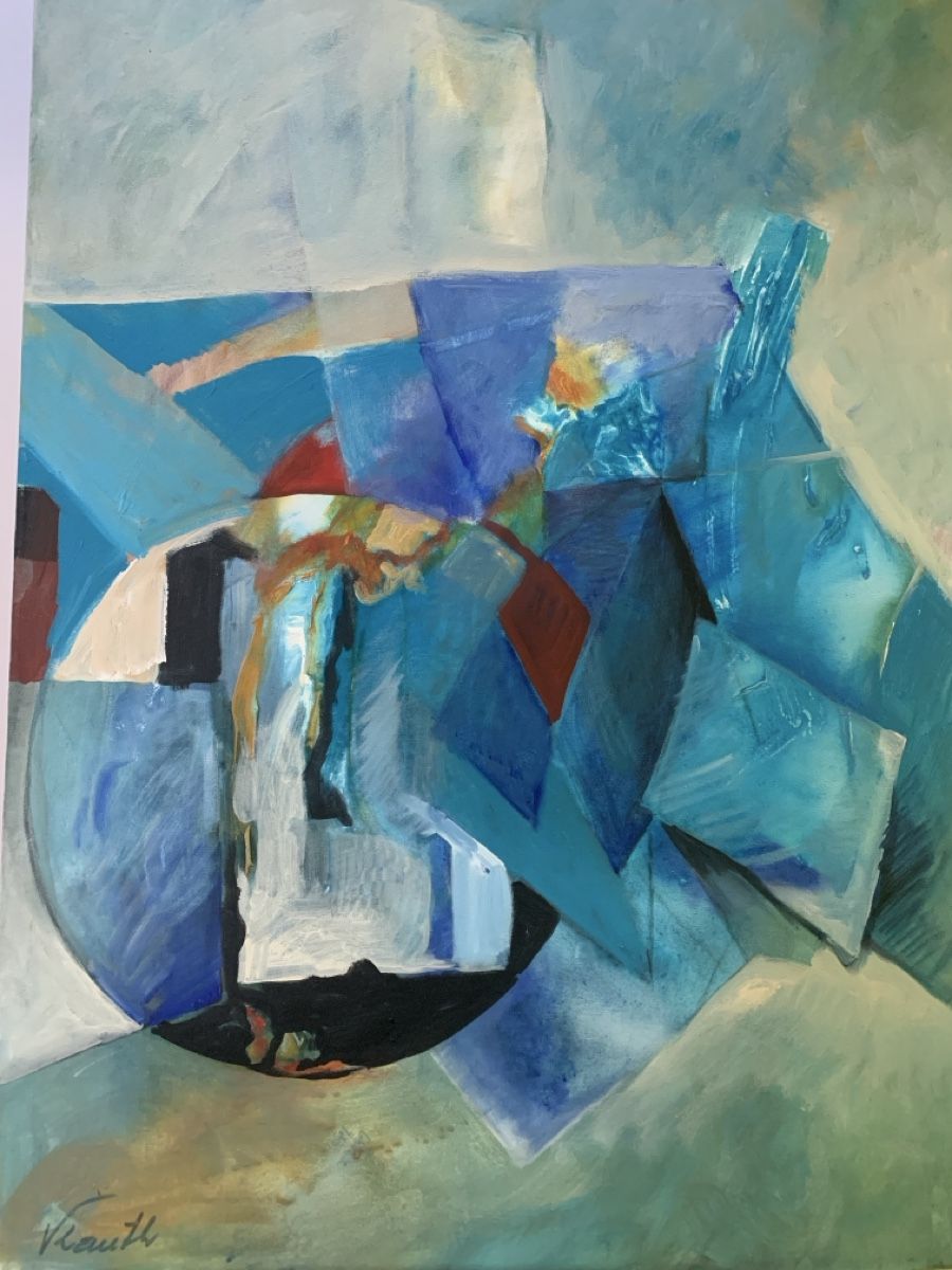 Gemälde: Interessantes Abstrakt – Gebraucht aus Wolfhalden von SecondAntique