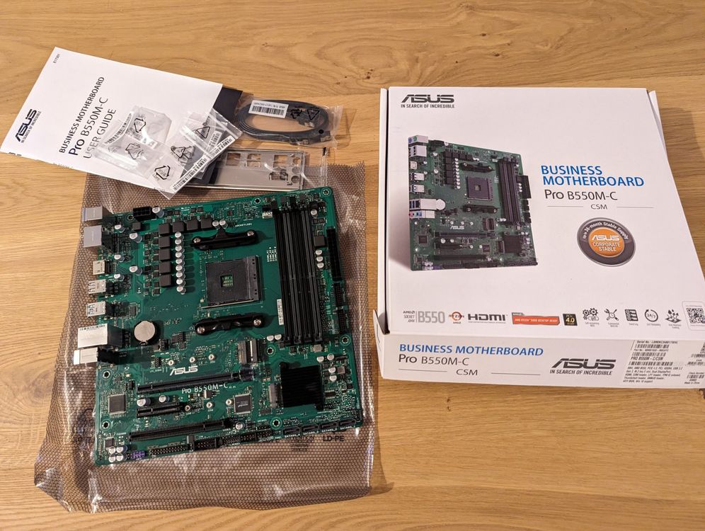 Asus Pro B550M-C Business Motherboard | Kaufen auf Ricardo