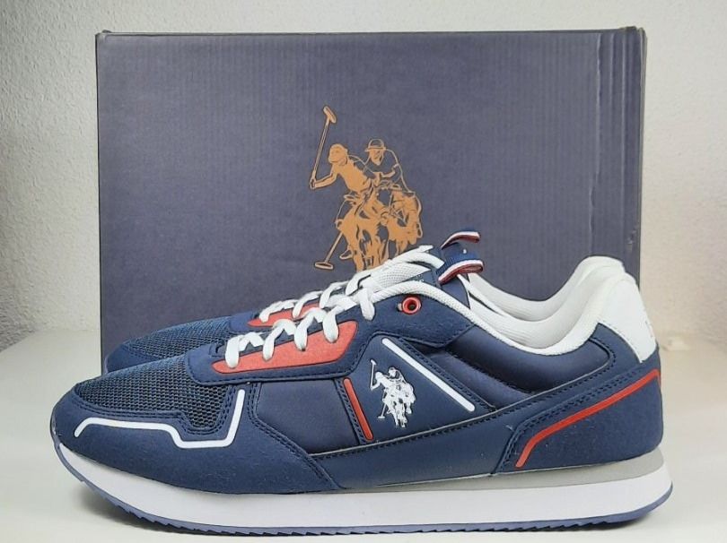 US Polo Herrenschuhe: U.S. POLO ASSN. Sneaker blau Gr. 43 – Neu und originalverpackt aus Seuzach von VT-Collections1
