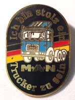 BB489 - Pin Ich bin stolz ein Trucker zu sein - MAN
