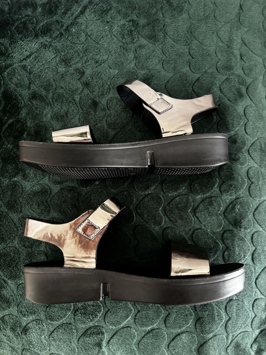 Scarpe da donna: Sandals Harajuku C.S.&T.&P. silver platform size 39 – Usato da Zürich venduto da cla_v6hx 3