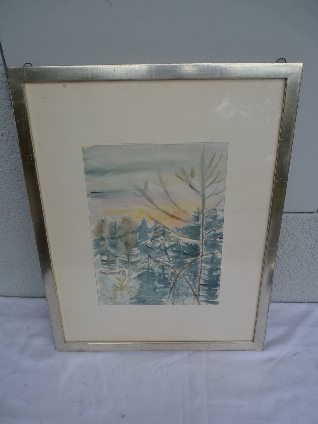 Dipinti: Bild- Aquarell? V.Santer 85 – Usato da Küsnacht ZH venduto da zoliboli01 6