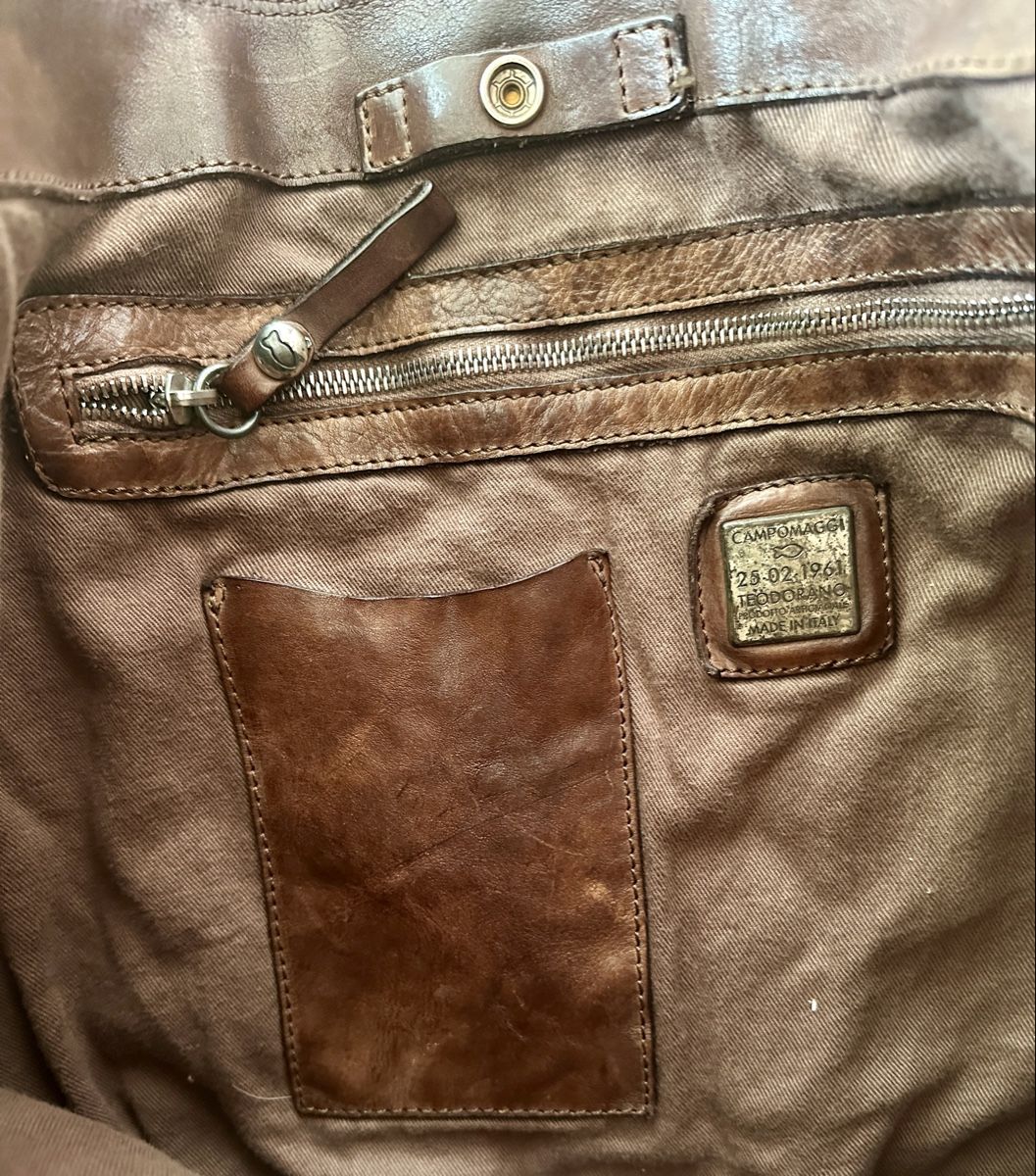 Campomaggi Borse da donna: Campomaggi Ledertasche, Shopper, dunkelbraun – Nuovo (secondo la descrizione) da Zürich venduto da Flohzot 5