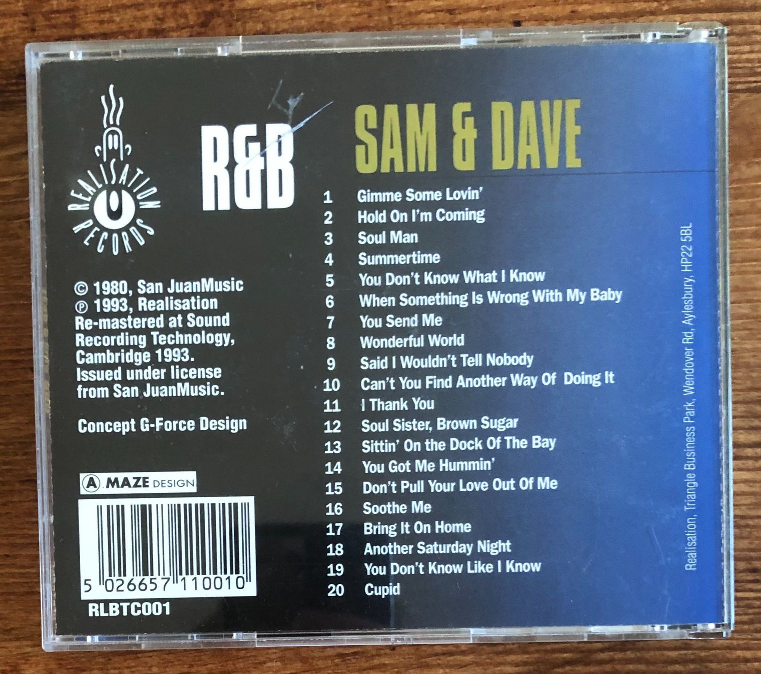 CD: Sam & Dave – R&B CD, Soul, Rhythm & Blues – Usato da Luzern venduto da Schlafenicht00 1