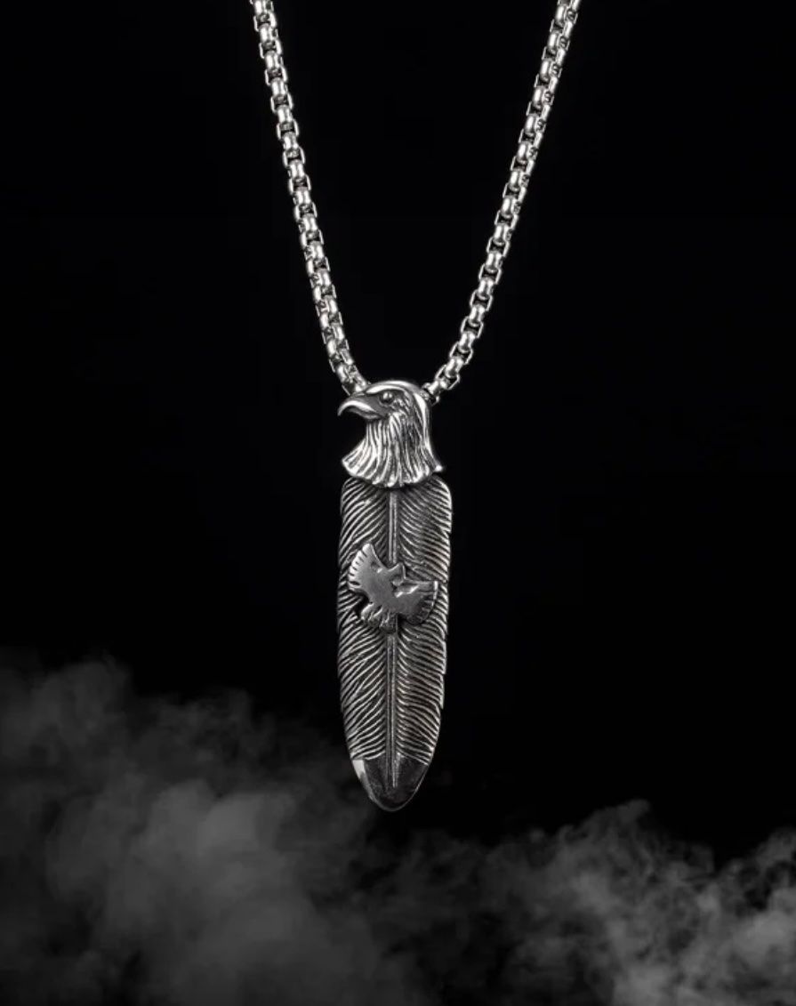 Catenine: Eagle necklace from Stainless Steel – Nuovo e nell'imballaggio originale da Aarburg venduto da StavFashion 5